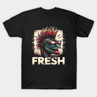 Fresh Gecko | Cool Gecko | Punk Gecko T-Shirt